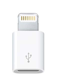 MicroUSB-адаптер для Lighting iPhone 5