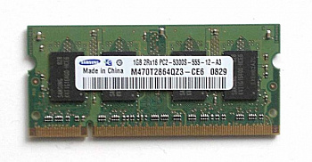 Память Samsung M470T2864QZ3-CE6, 1Gb, DDR2, 2R*16, 667Mhz, PC2-5300S-555-12-A3