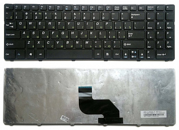 Клавиатура DNS 0151280, V128862BS2, 0KN0-XV6RU01 (БУ)