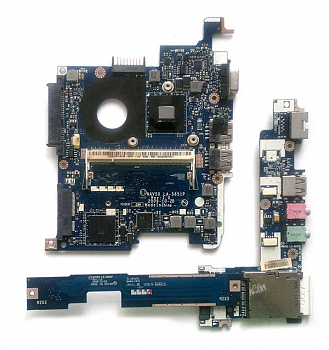 Нерабочая материнская плата для ноутбука Acer Aspire One NAV50, LA-5651P Rev:1.0 LS-565AP Rev:1.0