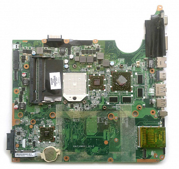 Нерабочая материнская плата для ноутбука HP Pavilion dv7-3129er, DAUT1AMB6E1