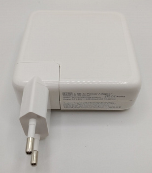 Блок питания (зарядное устройство) для Apple A1719 87W USB Type-C 20.2V 4.3A_2