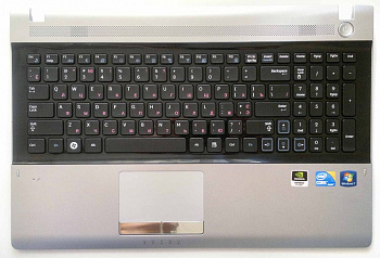 Клавиатура Samsung RV511, RV515, RV520, CNBA5902941 с тачпадом в сборе (БУ)