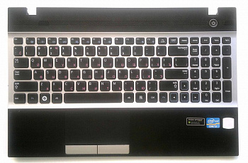 Клавиатура Samsung  300V5A CNBA5903075, 9Z.N5QSN.10R с тачпадом в сборе (БУ)