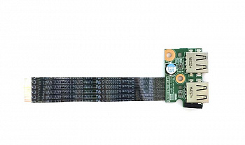 Разъем USB HP CQ58, 01016YY00-J09-G со шлейфом 35110EY00-04T-G