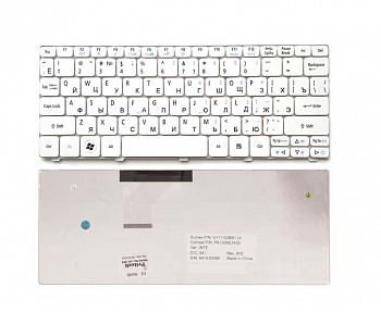 Клавиатура Acer Emachine eM350, белая