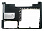 Нижняя часть корпуса (поддон) ноутбука MSI MS-1314, E2P-411D733-SEO-1, 307-411D733-SEO с крышками